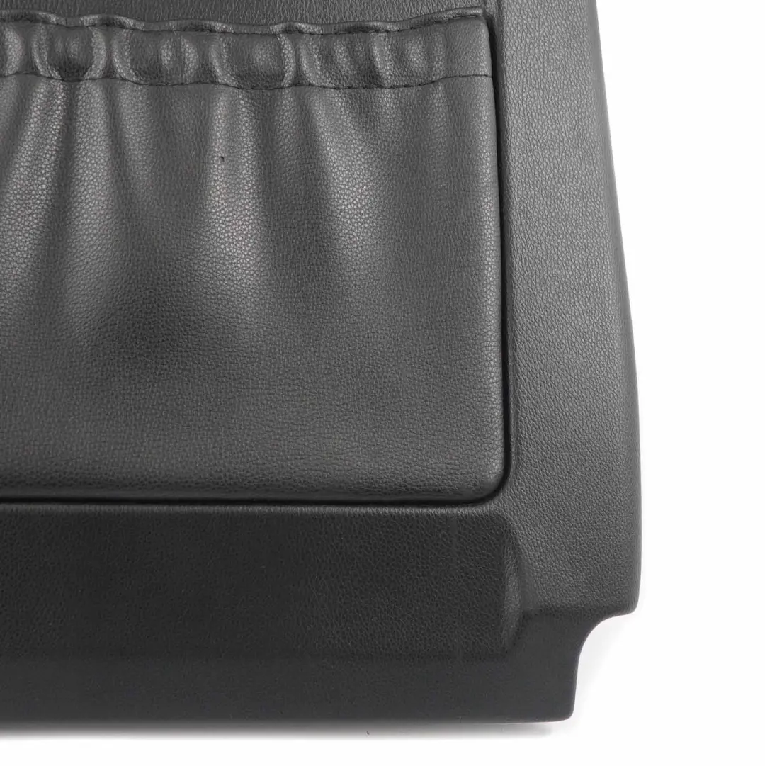 BMW E60 E61 E65 Rear Cover Panel Vinyl Front Seat Black 8240713