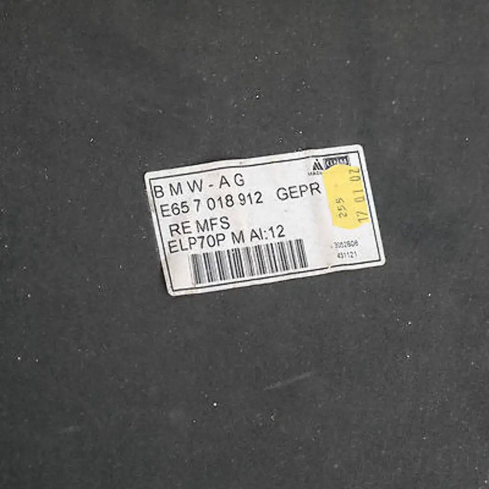 Trunk trim panel right O/S cover housing BMW 7 Series e65 e66 - SKU 7018912 - Part number 7018912