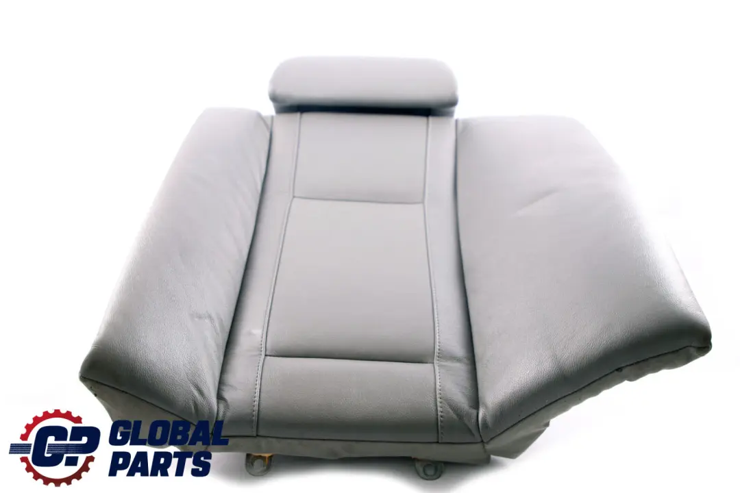 BMW E65 E66 Asiento Trasero Izquierdo Funda Respaldo Cuero Gris