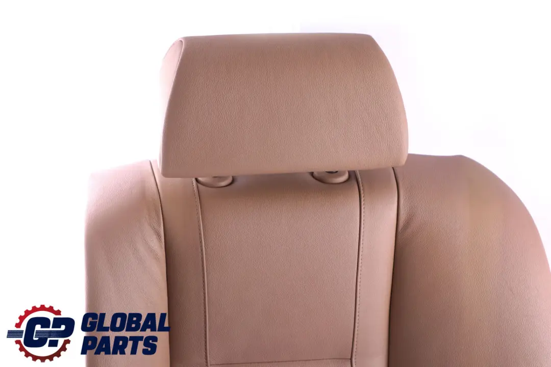 BMW 7 Series E65 E66 Rear Seat Left N/S Backrest Cover Beige Leather Nasca