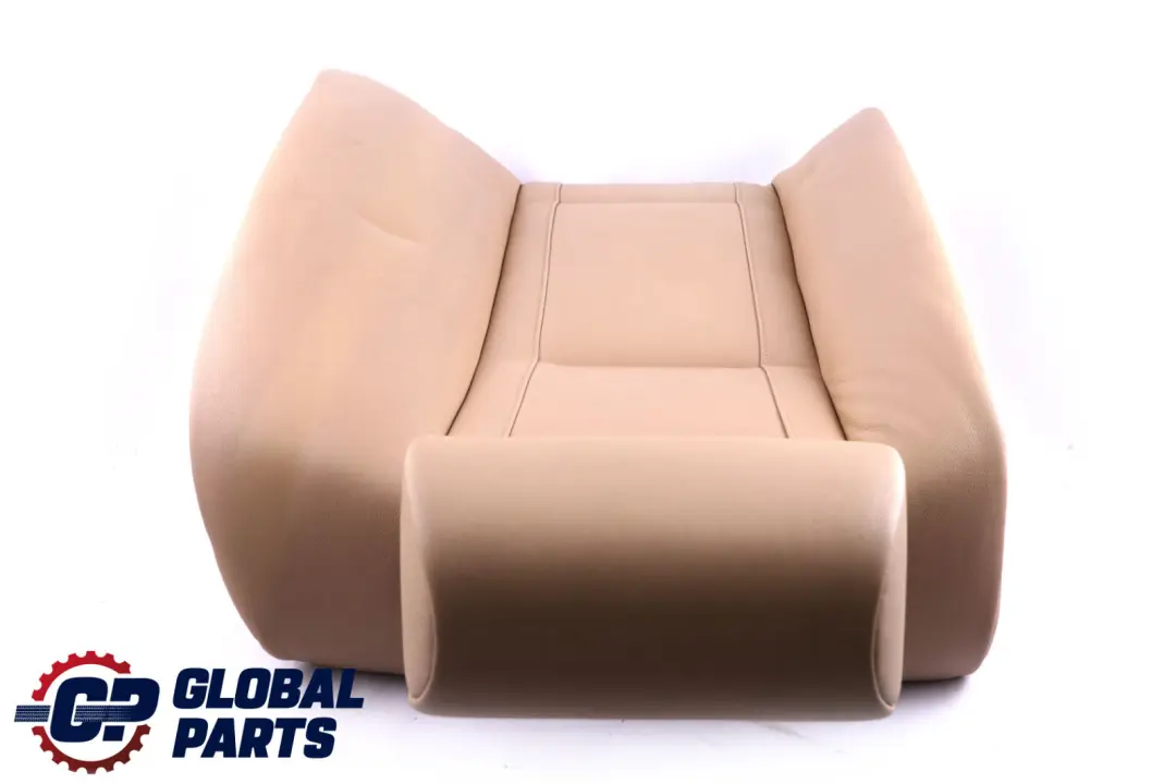 BMW 7 Series E65 E66 Rear Seat Left N/S Backrest Cover Beige Leather Nasca