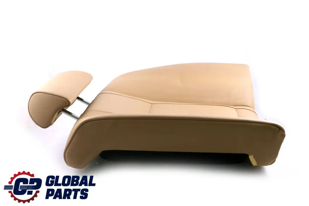 BMW 7 Series E65 E66 Rear Seat Left N/S Backrest Cover Beige Leather Nasca