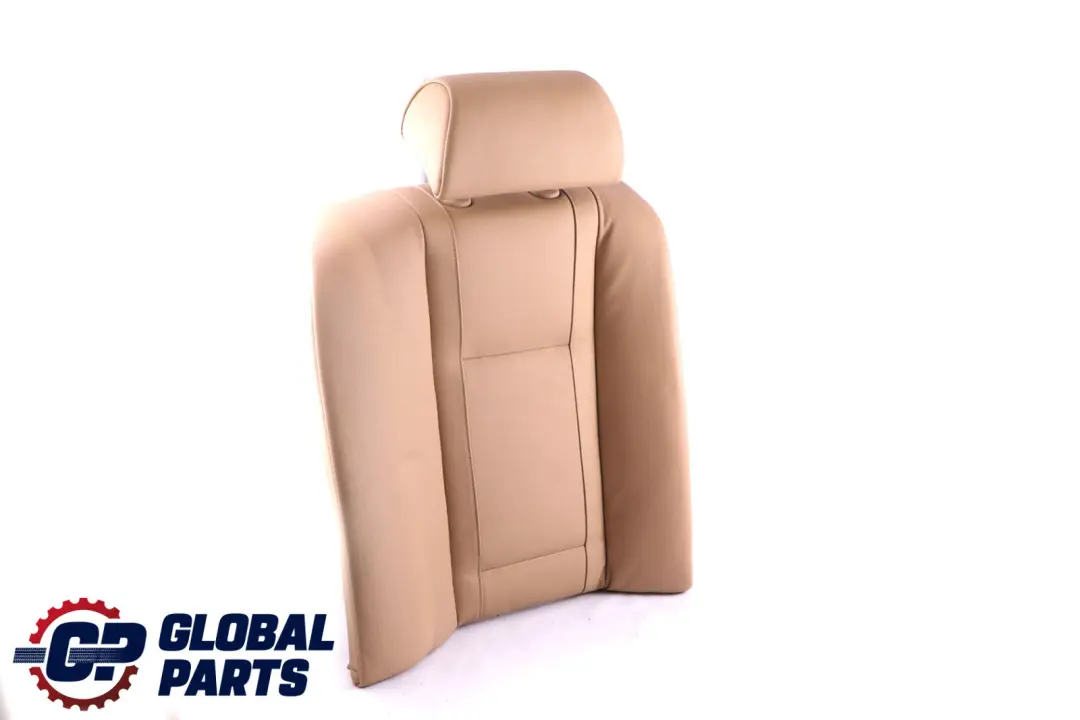 BMW 7 Series E65 E66 Rear Seat Right O/S Backrest Cover Beige Leather Nasca