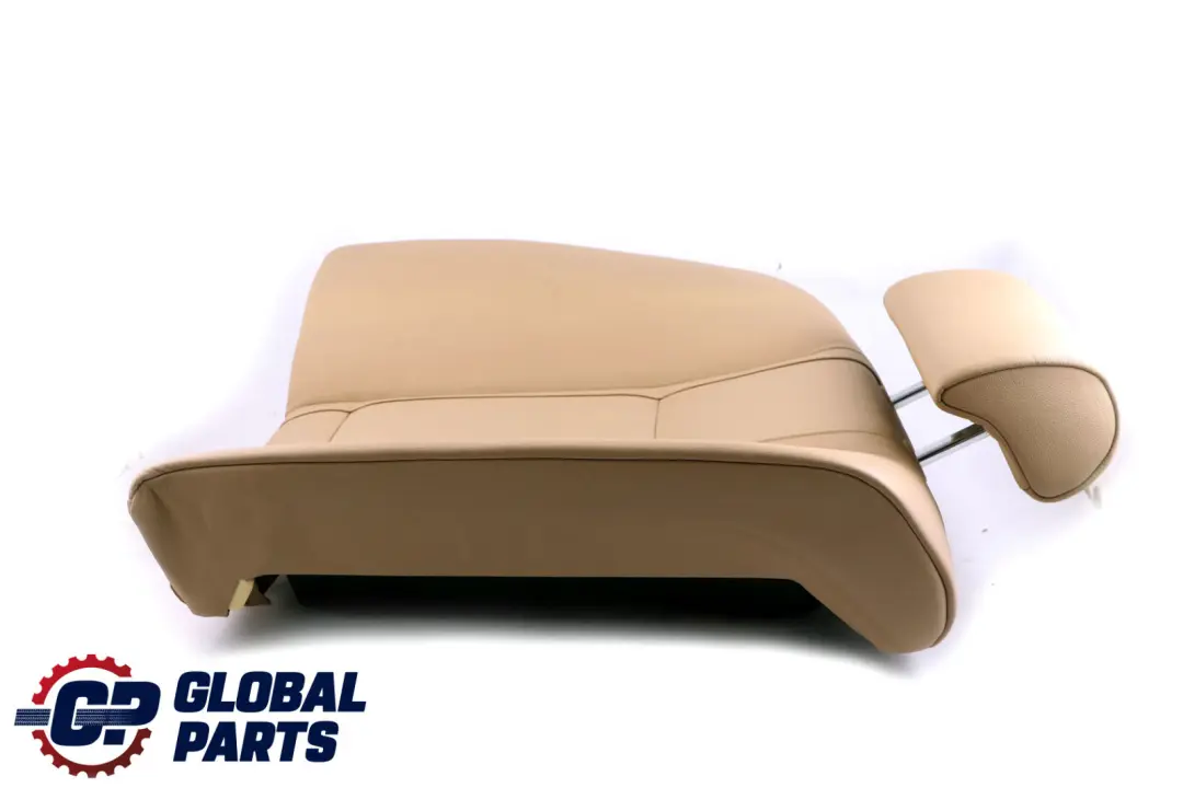 BMW 7 Series E65 E66 Rear Seat Right O/S Backrest Cover Beige Leather Nasca