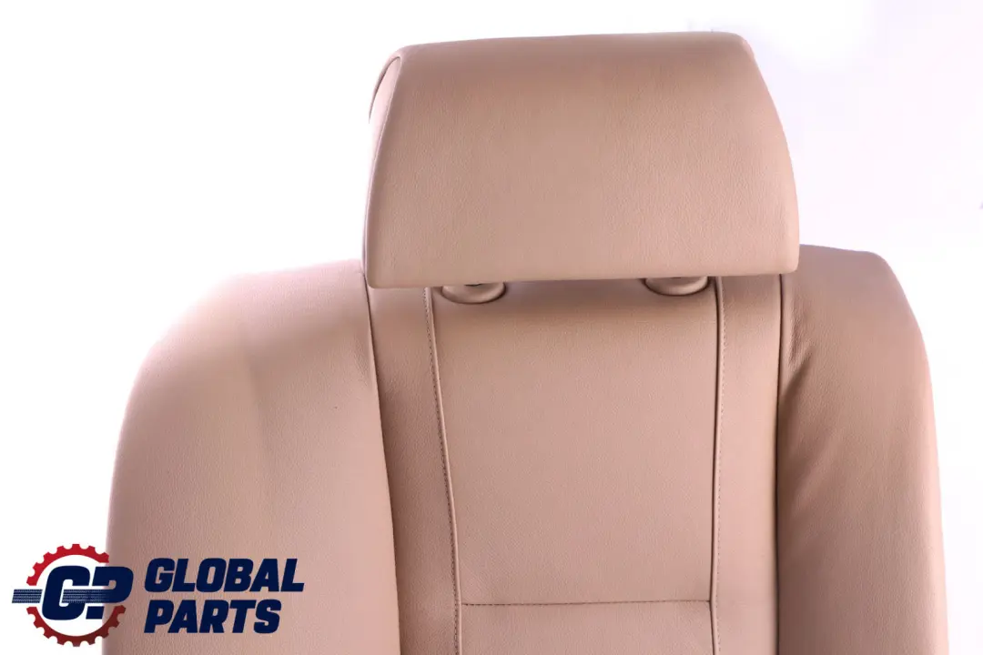 BMW 7 Series E65 E66 Rear Seat Right O/S Backrest Cover Beige Leather Nasca