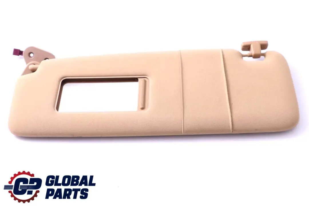 BMW 7 Series E65 E66 Left N/S Sun Visor Make-up Lamp Illuminated Beige 7022765