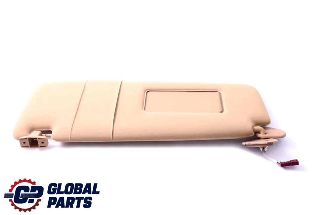 BMW 7 Series E65 E66 Left N/S Sun Visor Make-up Lamp Illuminated Beige 7022765