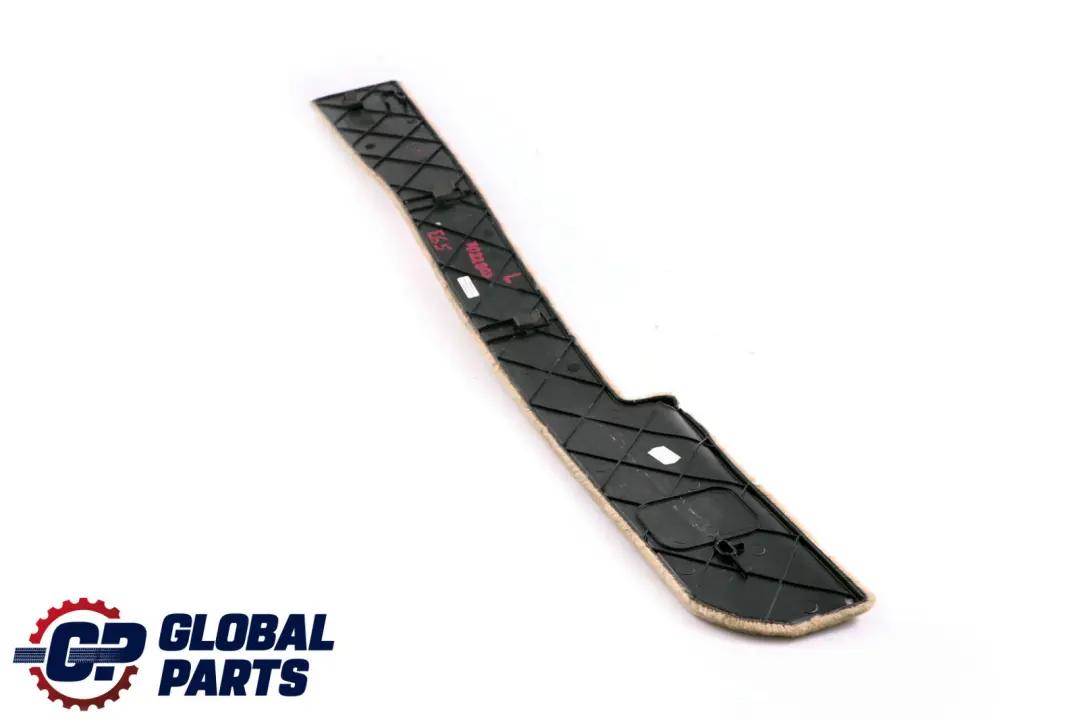 BMW E65 E66 Consola Central Delantera Izquierda Panel Embellecedor Beige 7022803