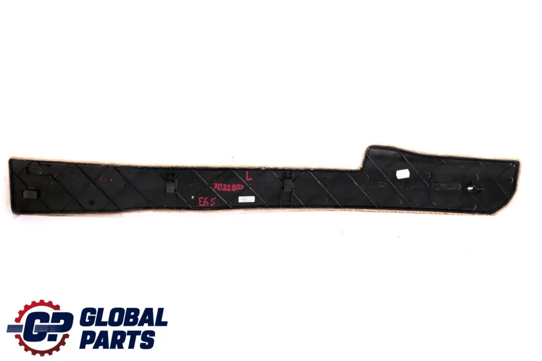BMW E65 E66 Consola Central Delantera Izquierda Panel Embellecedor Beige 7022803