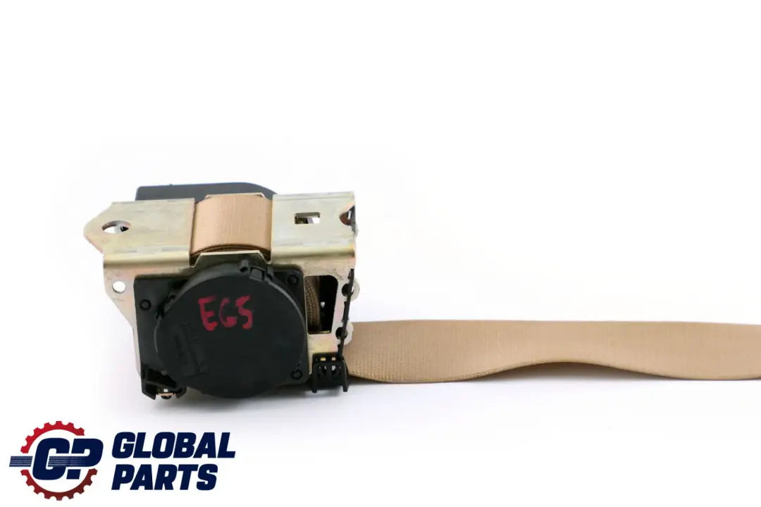 BMW 7 Series E65 E66 Rear Center Upper Seat Belt Beige 7025410