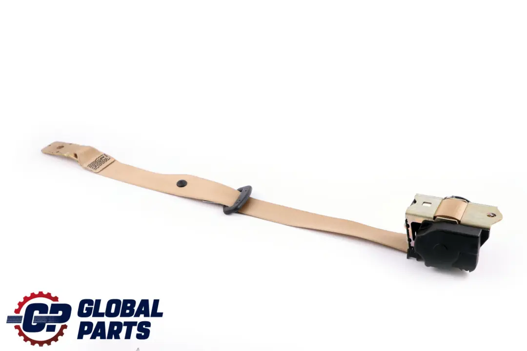 BMW 7 Series E65 E66 Rear Center Upper Seat Belt Beige 7025410