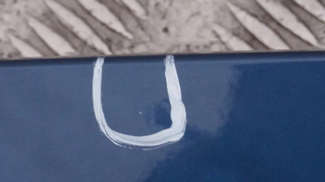 BMW X5 Series E53 4 Rear Spoiler Upper Topasblau Blue Blau Metallic - 364