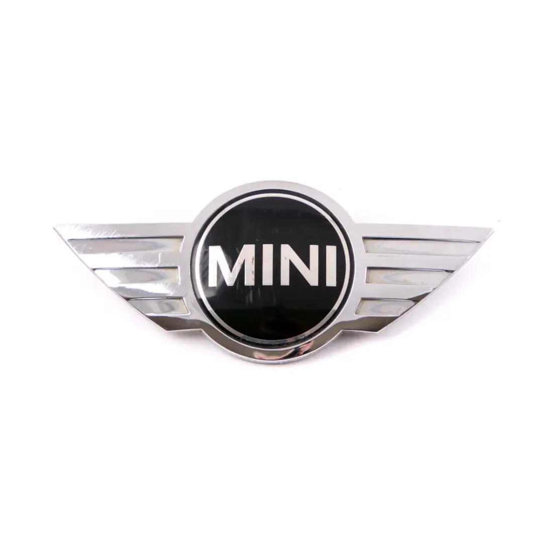 Mini One R50 R53 R56 R57 Genuino Insignia trasera portón trasero Emblema Cromo