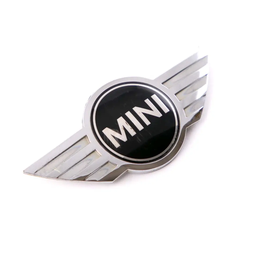 Mini One R50 R53 R56 R57 Genuino Insignia trasera portón trasero Emblema Cromo