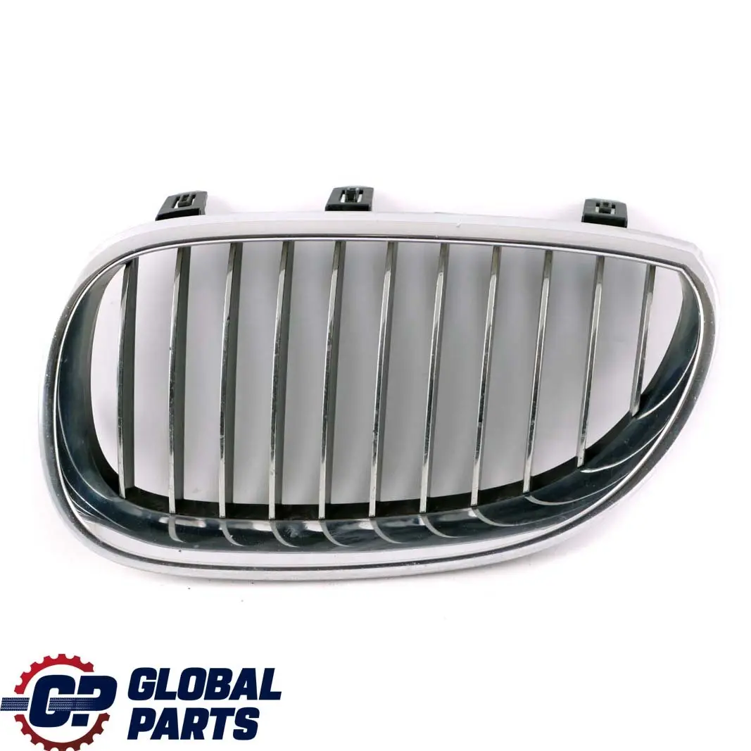 BMW E60 E61 Left Bumper Radiator Kidney Grille N/S Chrome 7027061