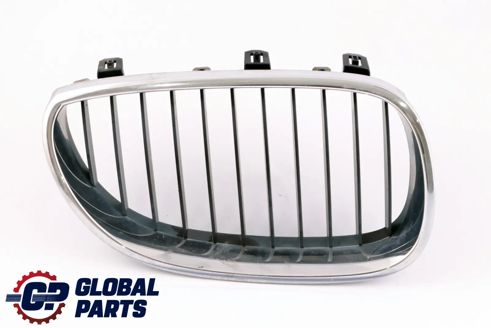 BMW 5 Series E60 E61 LCi Grille Kidney Right O/S Chrome Black 7027062