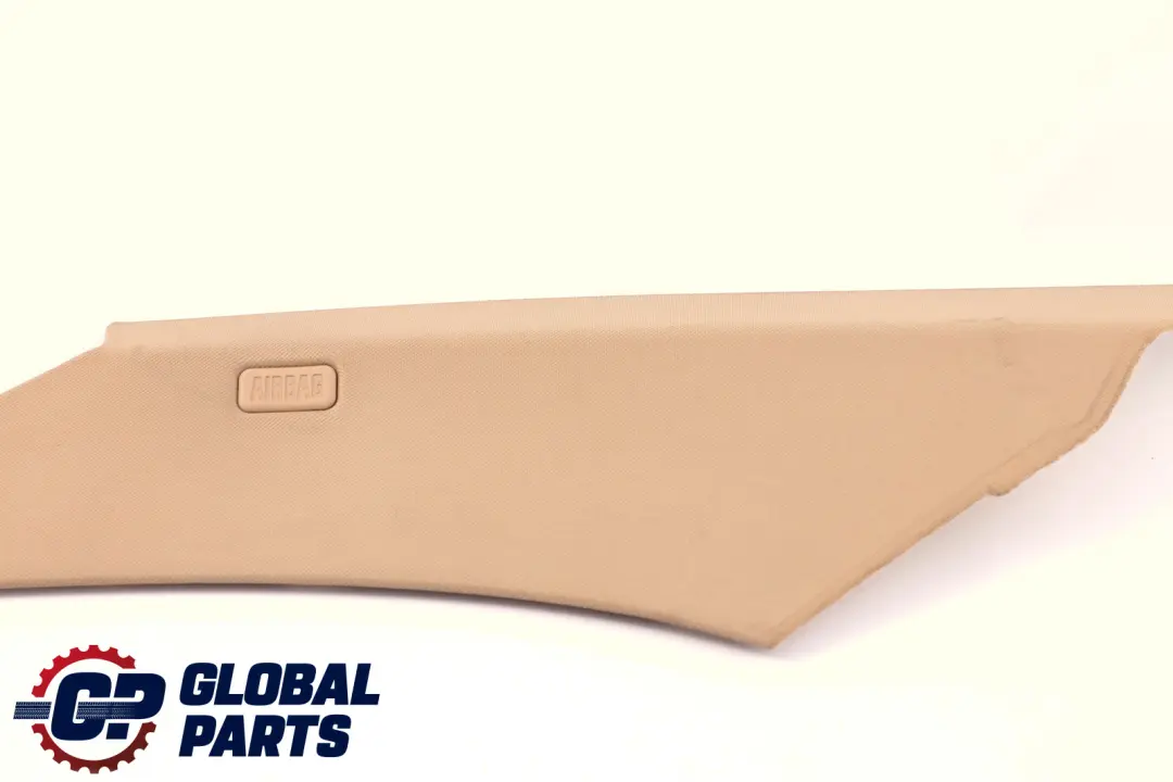 BMW E60 LCI Rear Right C-column Trim Panel Beige O/S 7027094