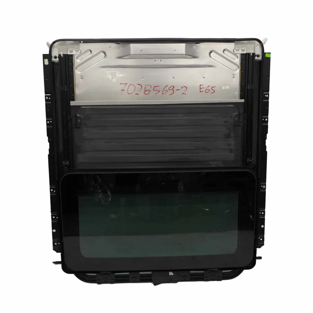 Electric Sunroof Panel BMW E65 E66 Roof Glass Sliding Frame Beige 7028569