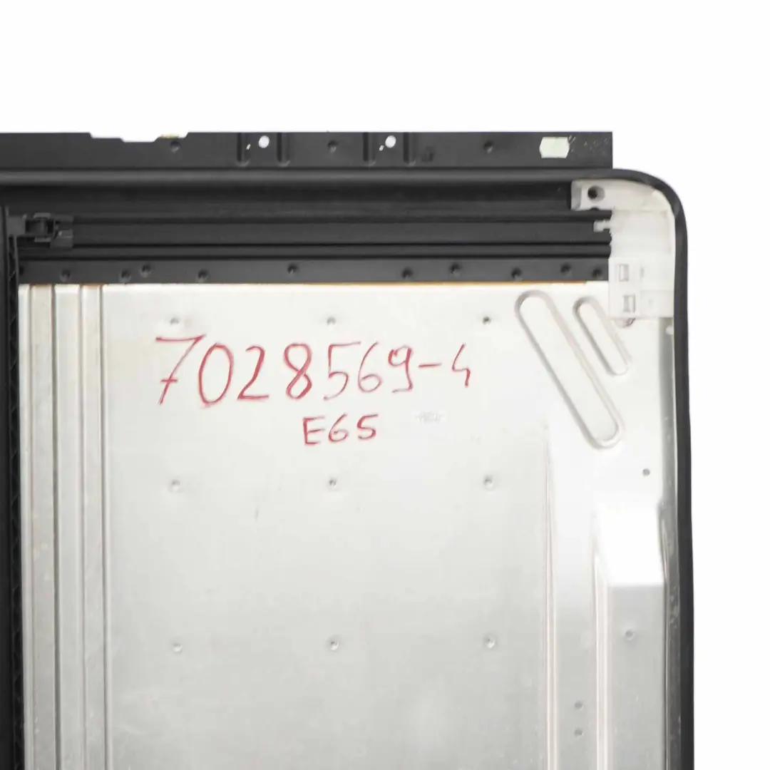 Electric Sunroof Panel BMW E65 E66 Roof Glass Sliding Frame Beige 7028569