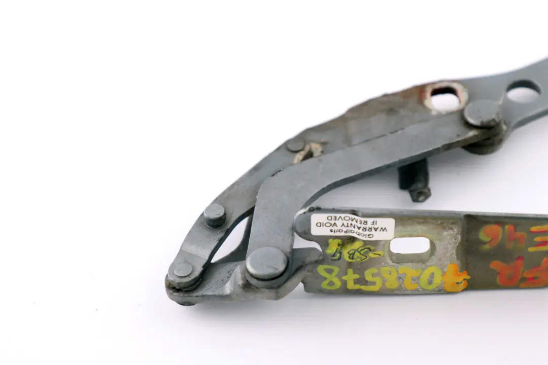 BMW E46 Motor Derecho Capo Bisagra Capo Silbergrau Gris Plata