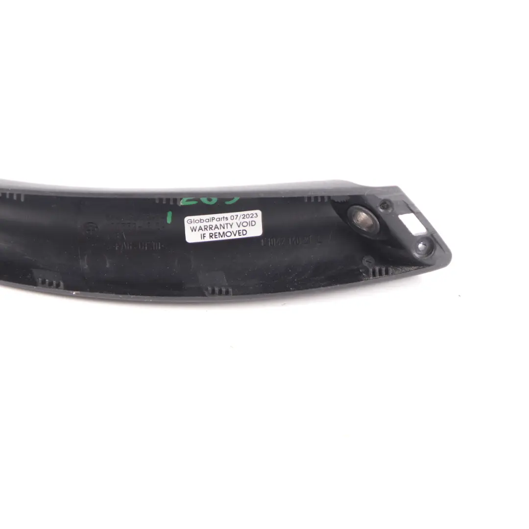 BMW Z4 E85 E86 Poignée de porte intérieure gauche Cover Trim Noir 7051941