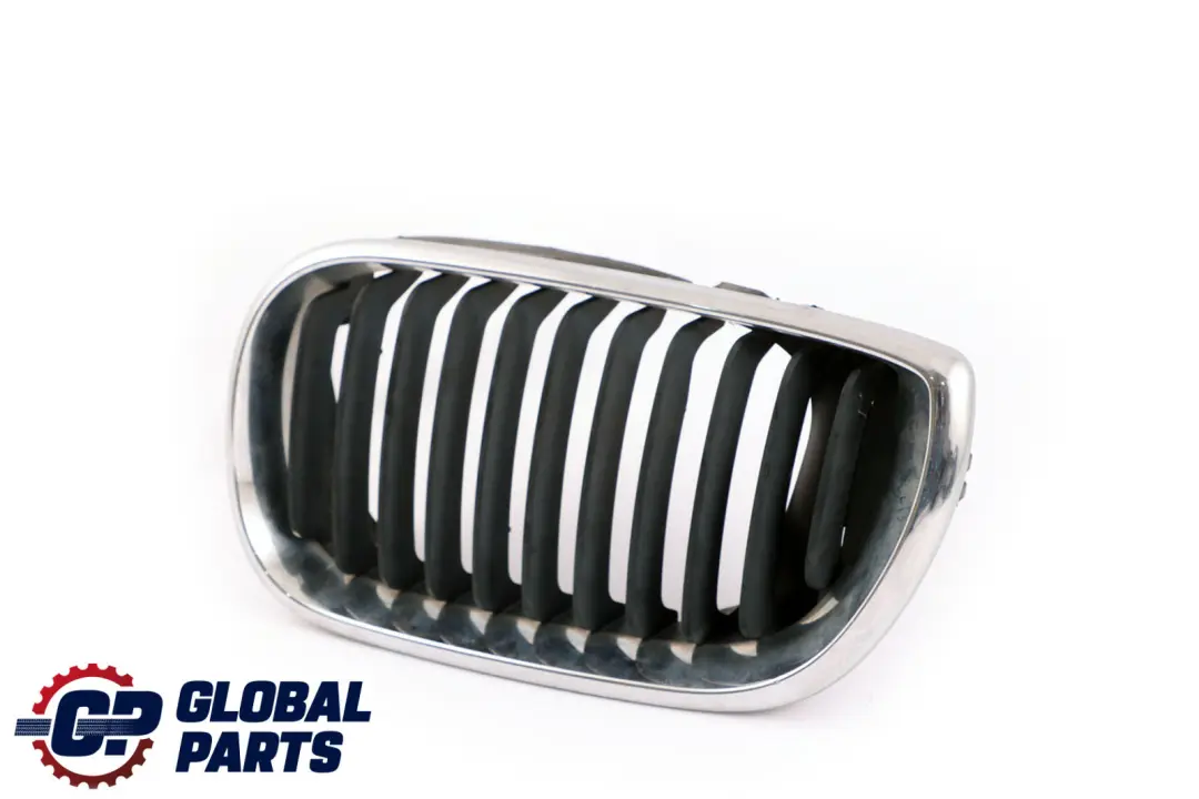 BMW 3 Series E46 Front Bumper Centre Grille Left N/S Black Chrome 7030545