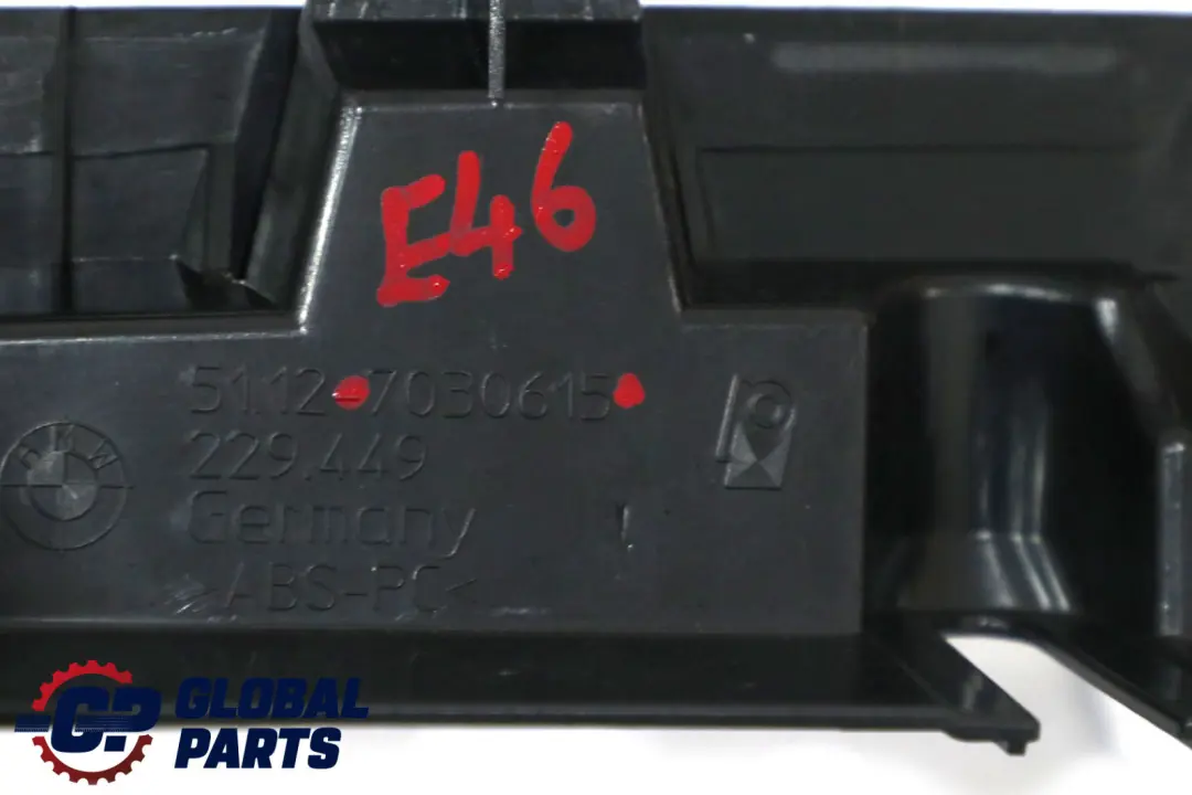 BMW E46 Rear Bumper Centre Guide Mount Trim 7030615