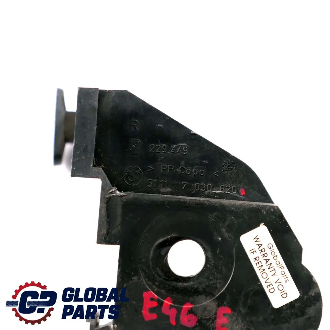 BMW E46 Saloon Touring Delantero Derecho Soporte del guardabarros Lateral