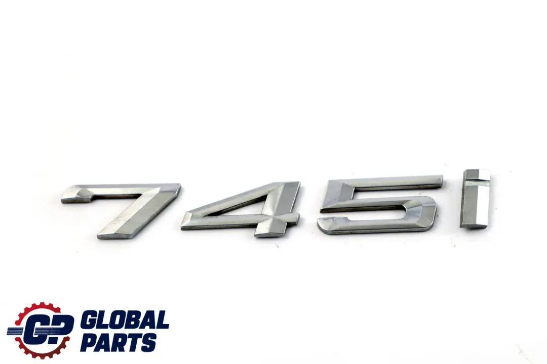 BMW 7 Series E65 745i Petrol Rear Boot Trunk Lid Adhered Lettering Emblem Logo