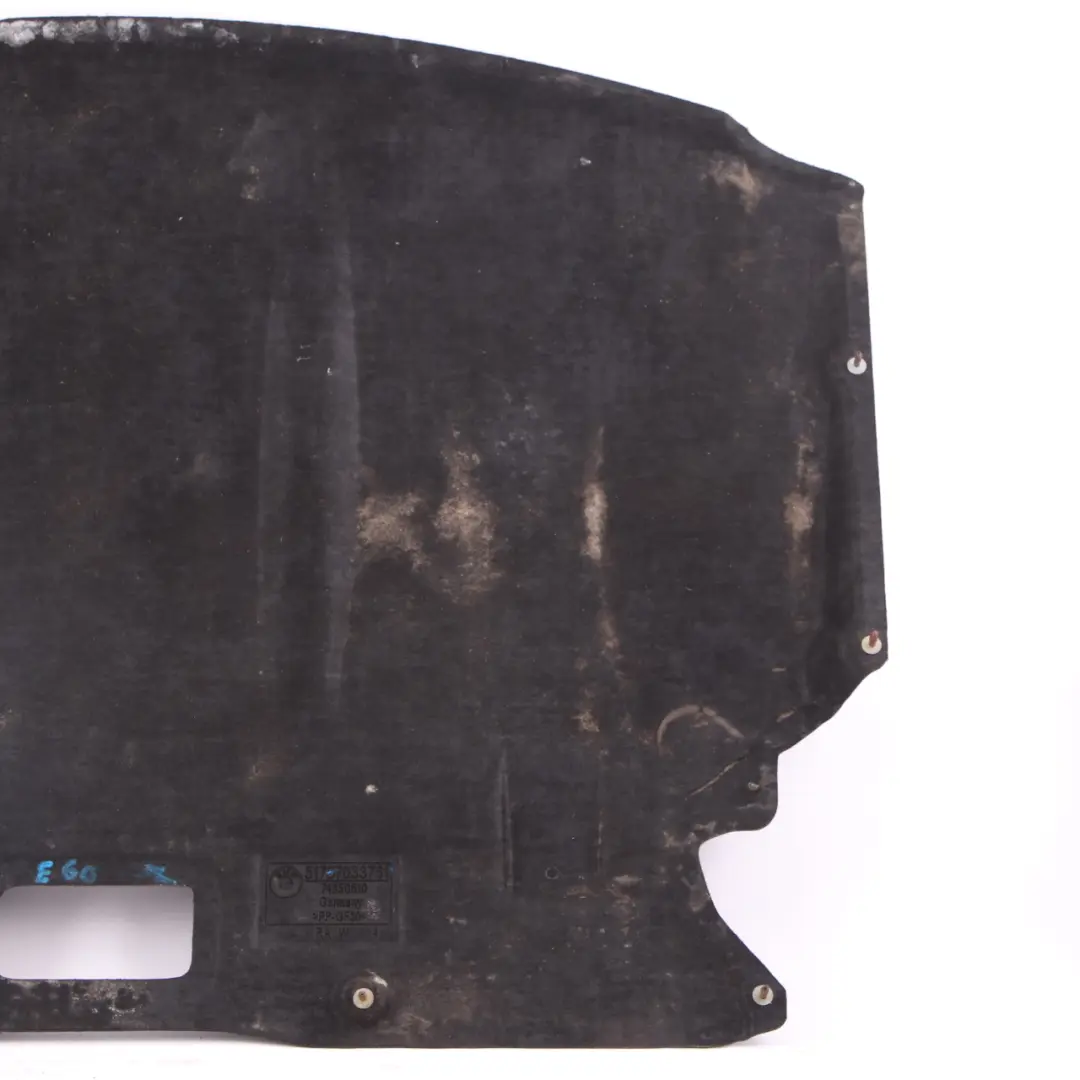 BMW E60 E61 Under Engine Compartment Shield Cover Panel Undertray 7033761