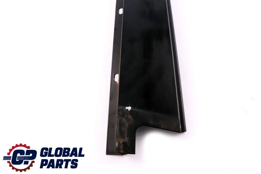 BMW 5 E60 E60N E61 LCI Finisher Window Frame B-pillar Rear Right Door O/S Black