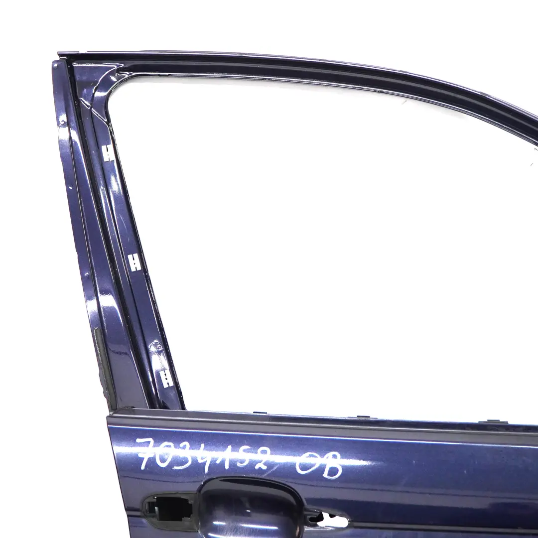 BMW E46 Saloon Touring Door Front Right O/S Orientblau Blue Metallic - 317