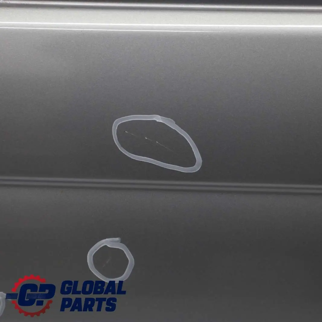 BMW 3 Series E46 Saloon Door Rear Left N/S Silbergrau Grey Metallic - A08