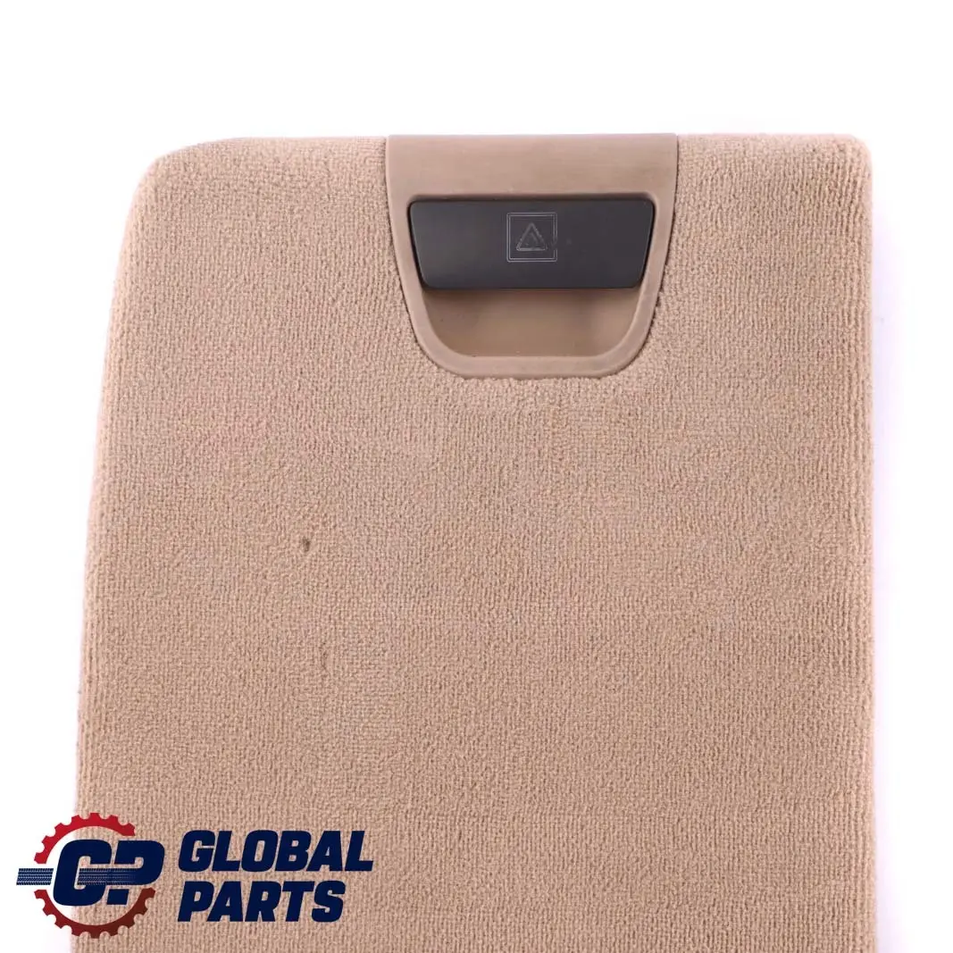 BMW X5 Series E53 Trunk Lid Interior Left Flap Trim N/S Light Beige 7034365
