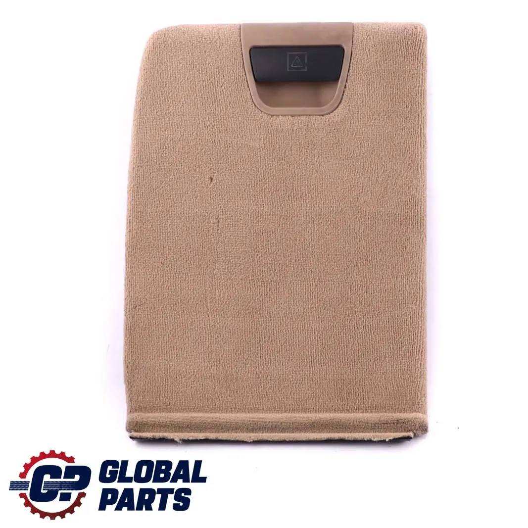BMW X5 Series E53 Trunk Lid Interior Left Flap Trim N/S Light Beige 7034365