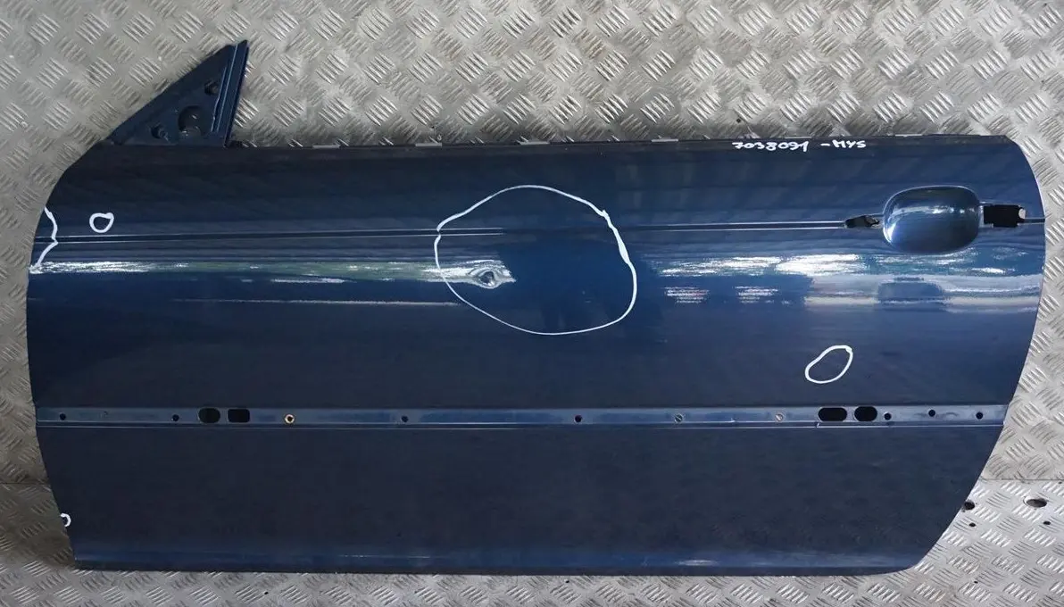 BMW 3 E46 Coupe Convertible Door Front Left N/S Mysticblau Blue Metallic - A07