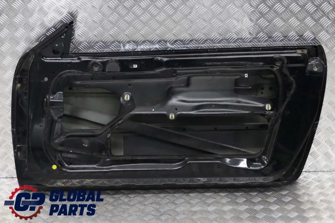 BMW 3 E46 Coupe Cabrio Tür Vorne Links Black Sapphire Schwarz Metallic - 475