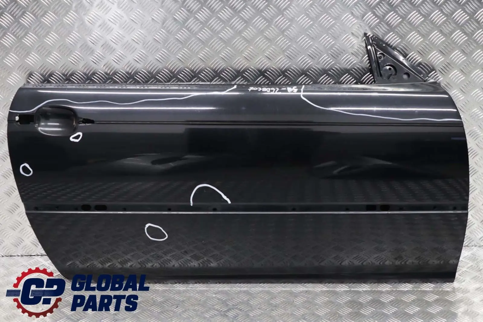 BMW 3 E46 Coupe Cabrio Tür Vorne Links Black Sapphire Schwarz Metallic - 475