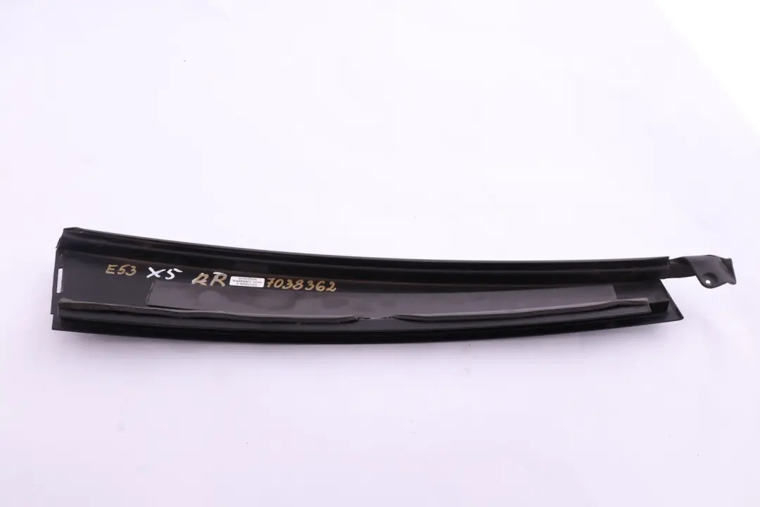 BMW X5 Series E53 Cover Strip Column B Rear Right O/S Schwarz Black 7038362