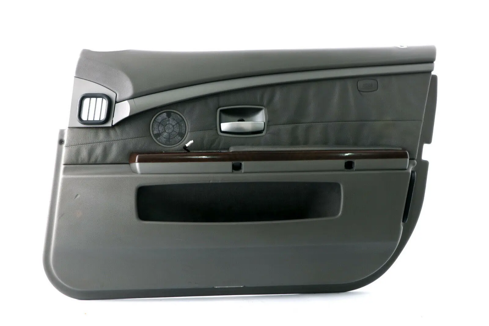 BMW E65 E66 Panel puerta delantera derecha Gris Cuero