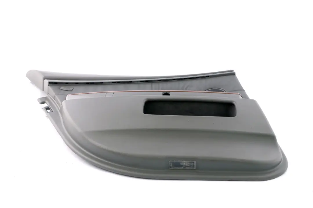 BMW 7 Series 1 E65 Rear Left N/S Door Card Grey Leather Lining Trim Panel