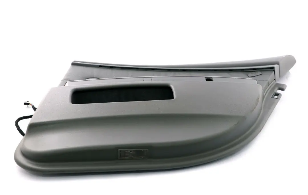 BMW 7 Series E65 2 Rear Right O/S Door Card Grey Leather Lining Trim Panel