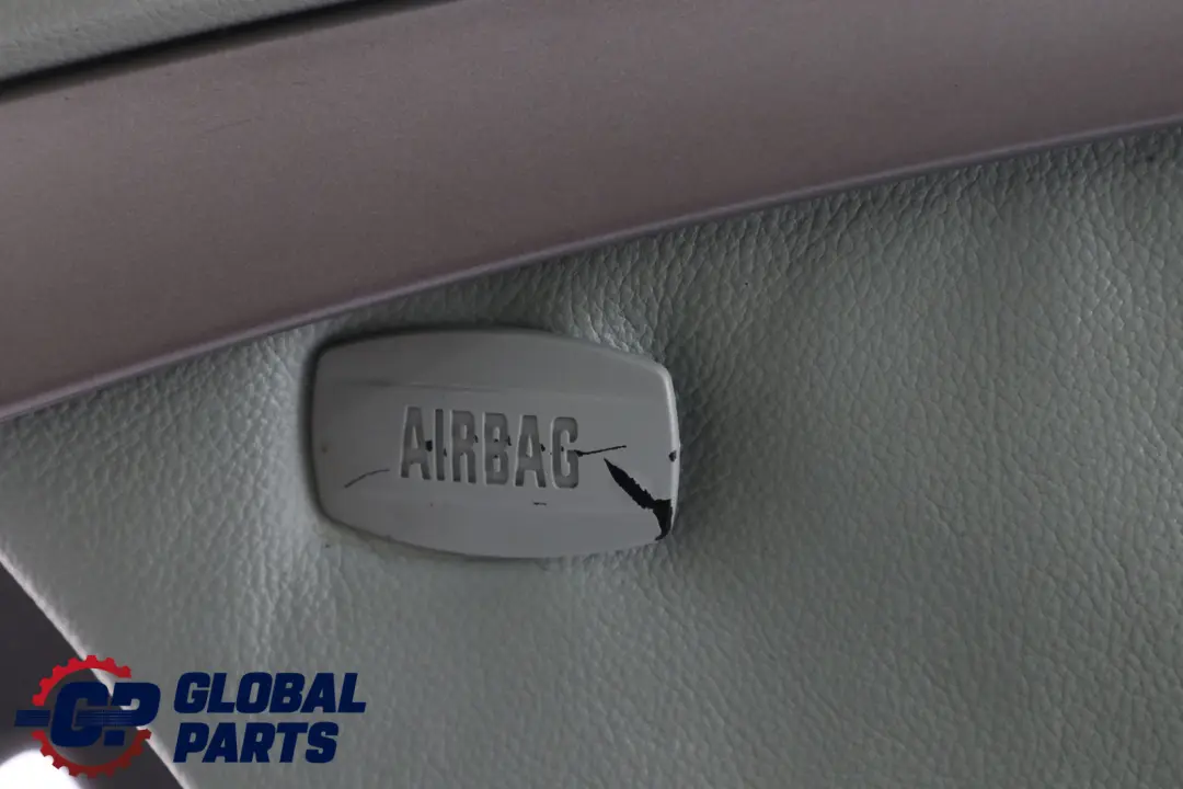 BMW 7 Series E65 E66 Rear Left N/S Door Card Lining Trim Panel Green Leather