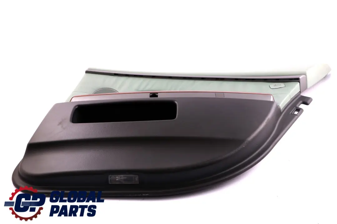 BMW 7 Series E65 E66 Rear Right O/S Door Card Lining Trim Panel Green Leather