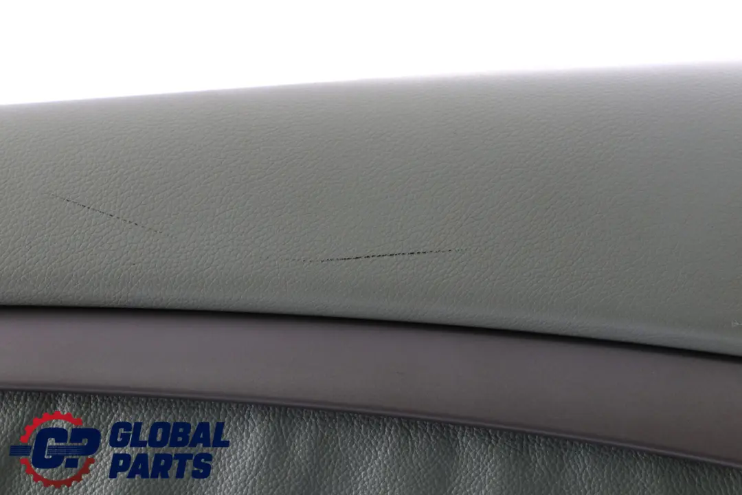BMW 7 Series E65 E66 Rear Right O/S Door Card Lining Trim Panel Green Leather