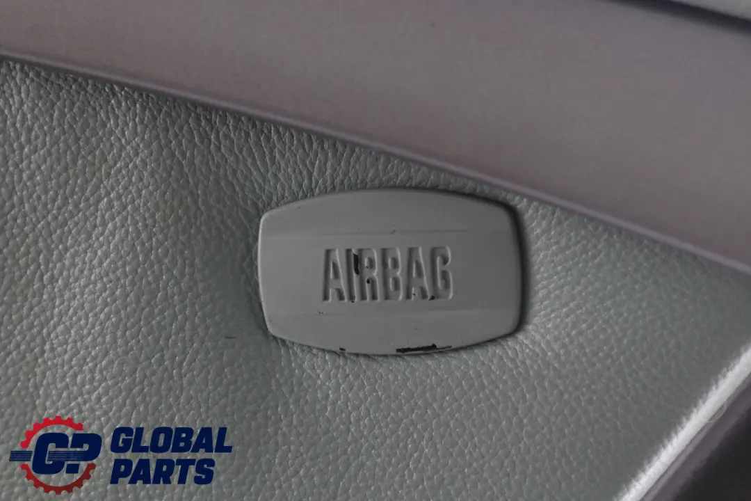 BMW 7 Series E65 E66 Rear Right O/S Door Card Lining Trim Panel Green Leather