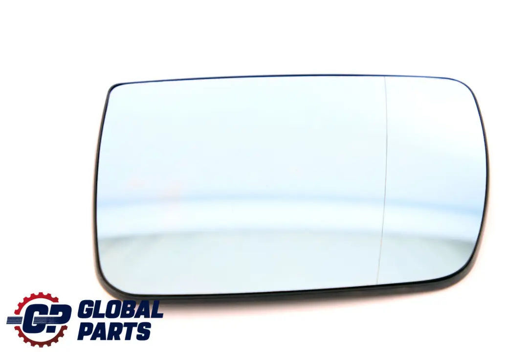 BMW X5 Series E53 Left N/S Wing Mirror Glass Heated Wide Angle Blue