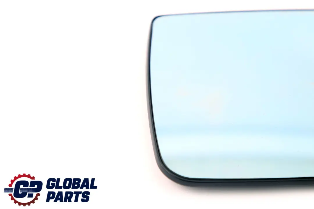 BMW X5 Series E53 Left N/S Wing Mirror Glass Heated Wide Angle Blue