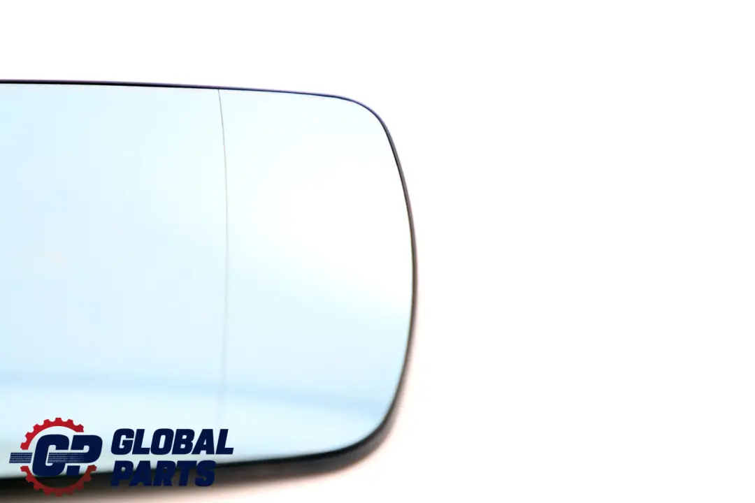 BMW X5 Series E53 Left N/S Wing Mirror Glass Heated Wide Angle Blue