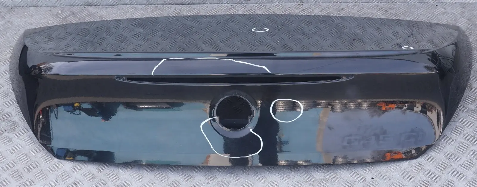 BMW 6 Series E64 Cabrio Trunk Boot Lid Tailgate Black Sapphire Metallic - 475